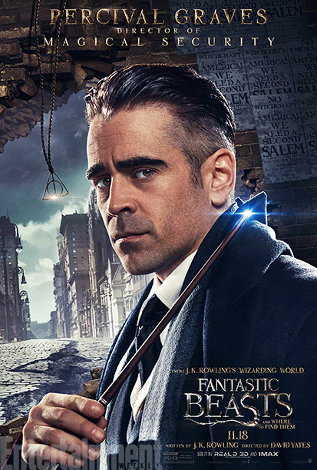 Colin Farrell es Percival Graves