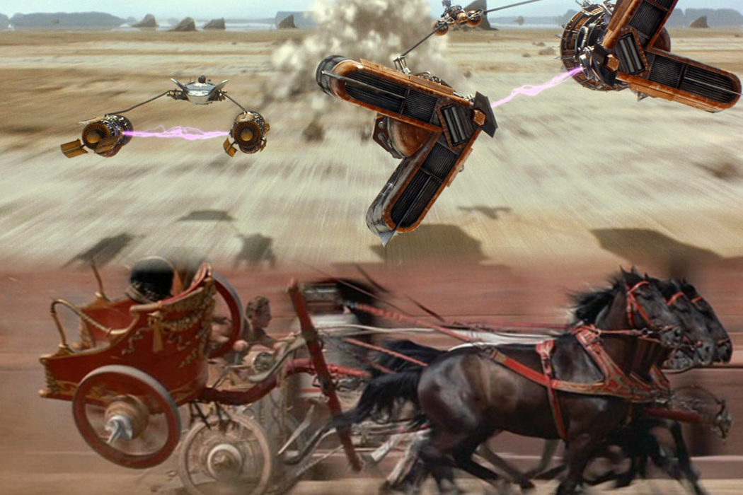 'Star Wars: Episodio I - La Amenaza fantasma' y 'Ben-Hur'