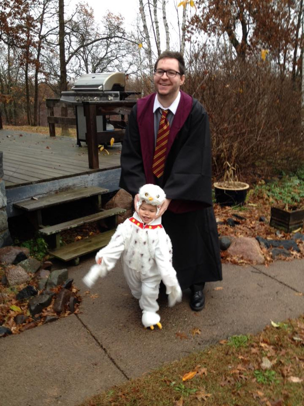 Disfraz Harry Potter y Hedwig