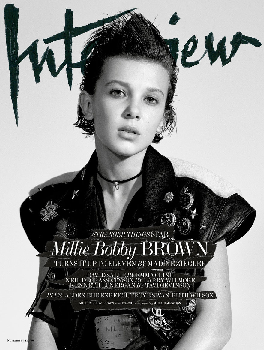 Portada de 'Interview Magazine' con Millie Bobby Brown