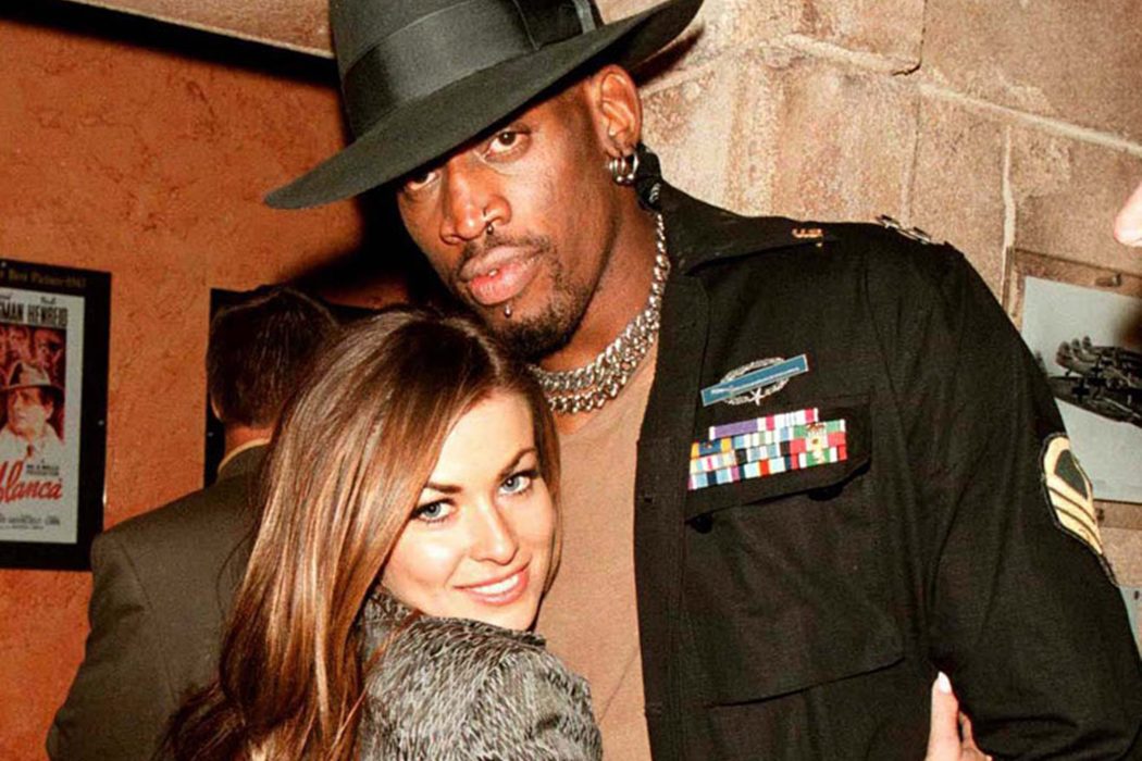 Carmen Electra y Dennis Rodman