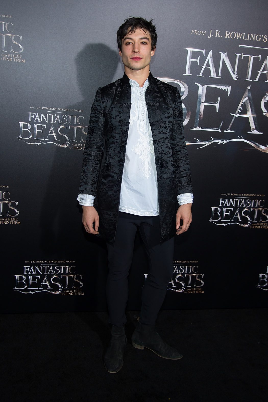 Ezra Miller en la premiere de 'Animales fantásticos y dónde encontrarlos'