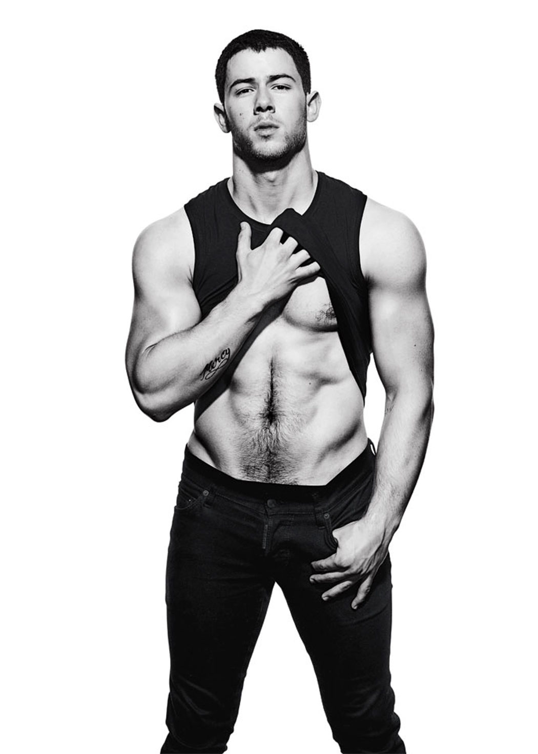 Nick Jonas para Men's Fitness