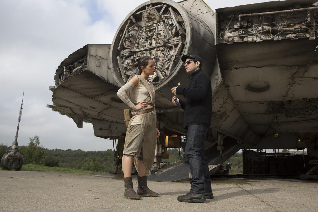 J.J. Abrams y Daisy Ridley