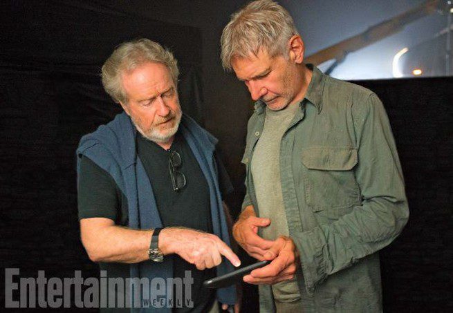 Harrison Ford y Ridley Scott