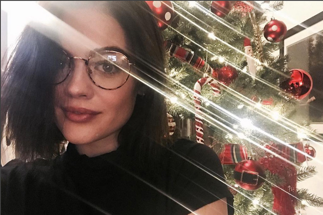 Lucy Hale y los Face Swap navideños