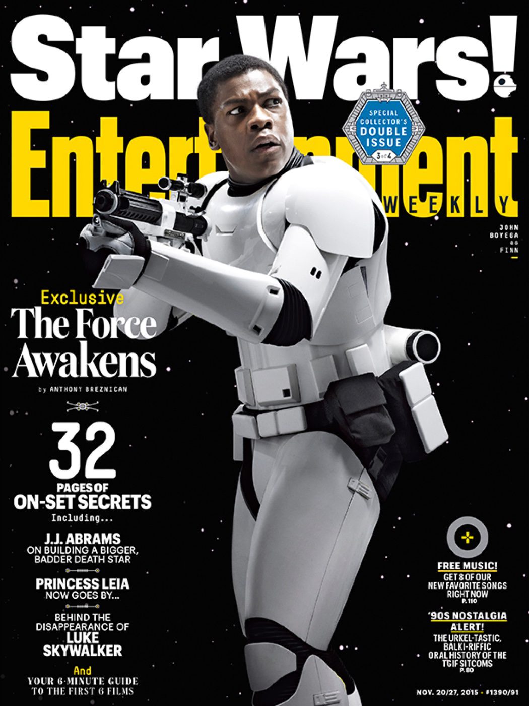 Finn en Entertainment Weekly