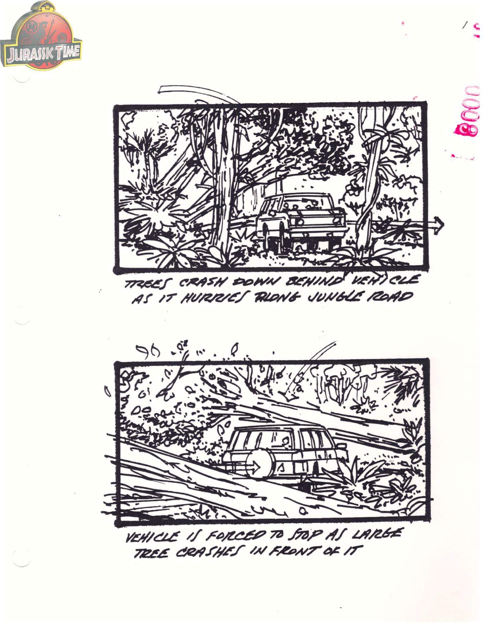 'Jurassic Park' (1993) Storyboard