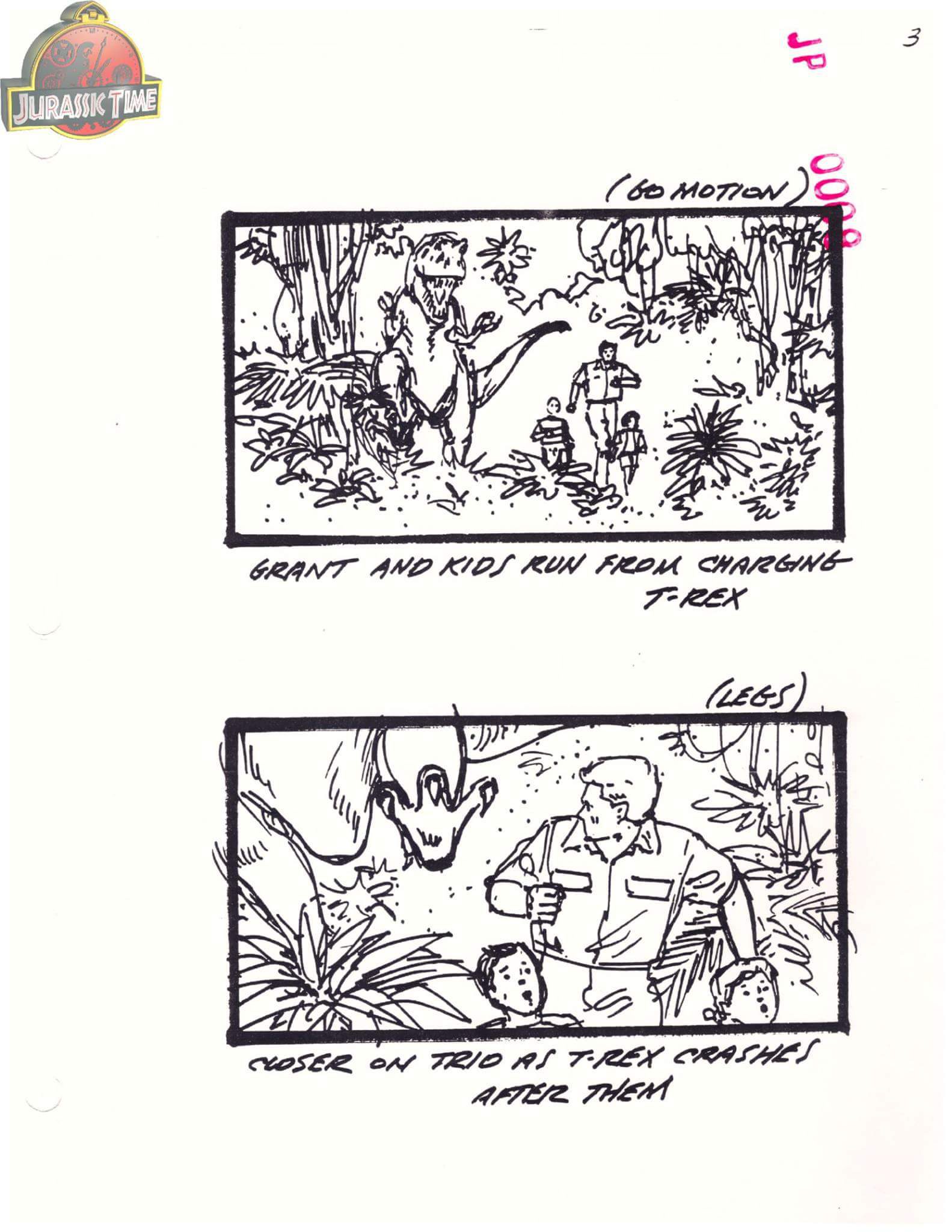 'Jurassic Park' (1993) Storyboard