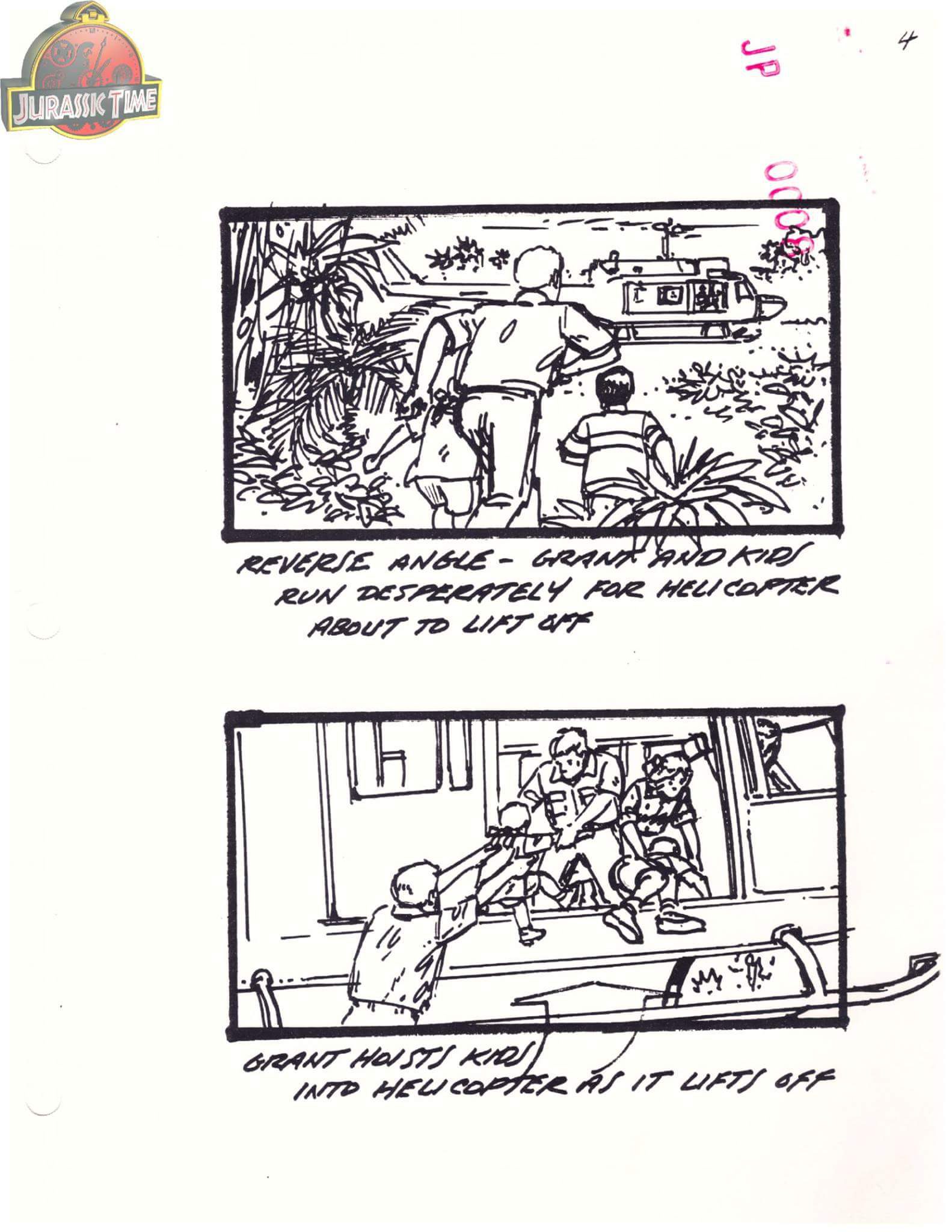 'Jurassic Park' (1993) Storyboard