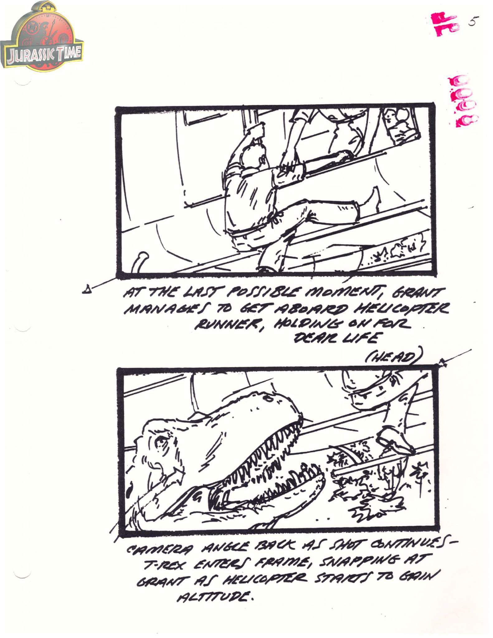 'Jurassic Park' (1993) Storyboard