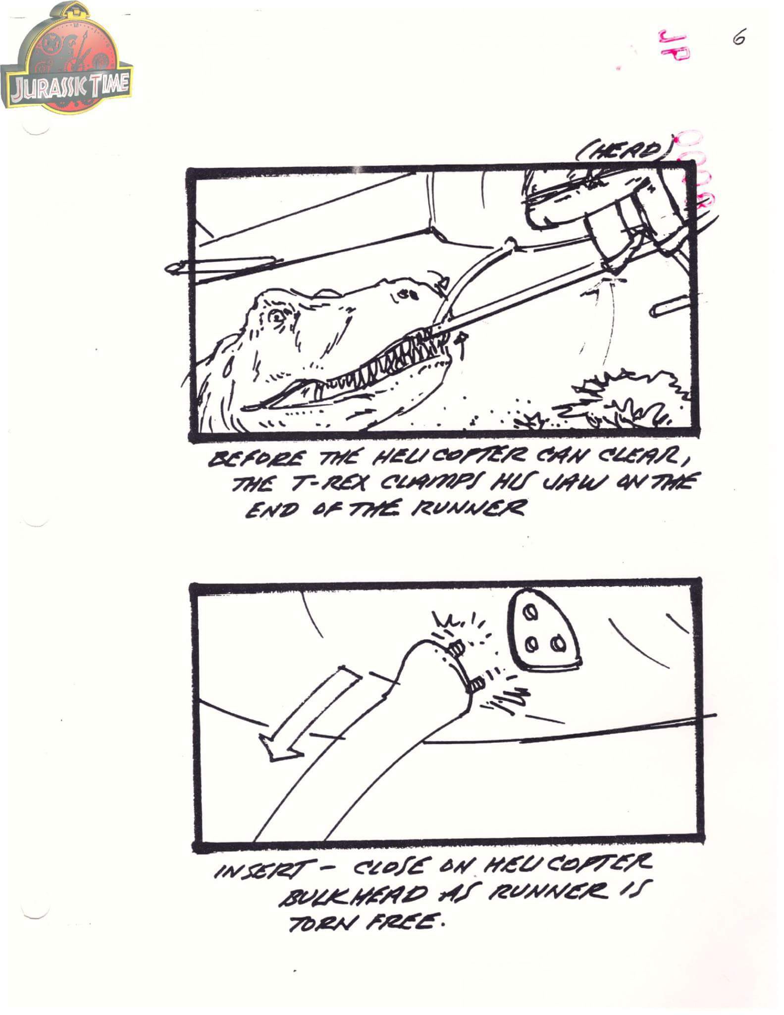 'Jurassic Park' (1993) Storyboard