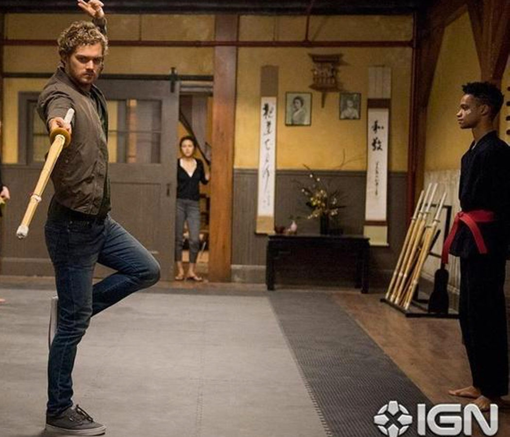 Iron Fist entrenando