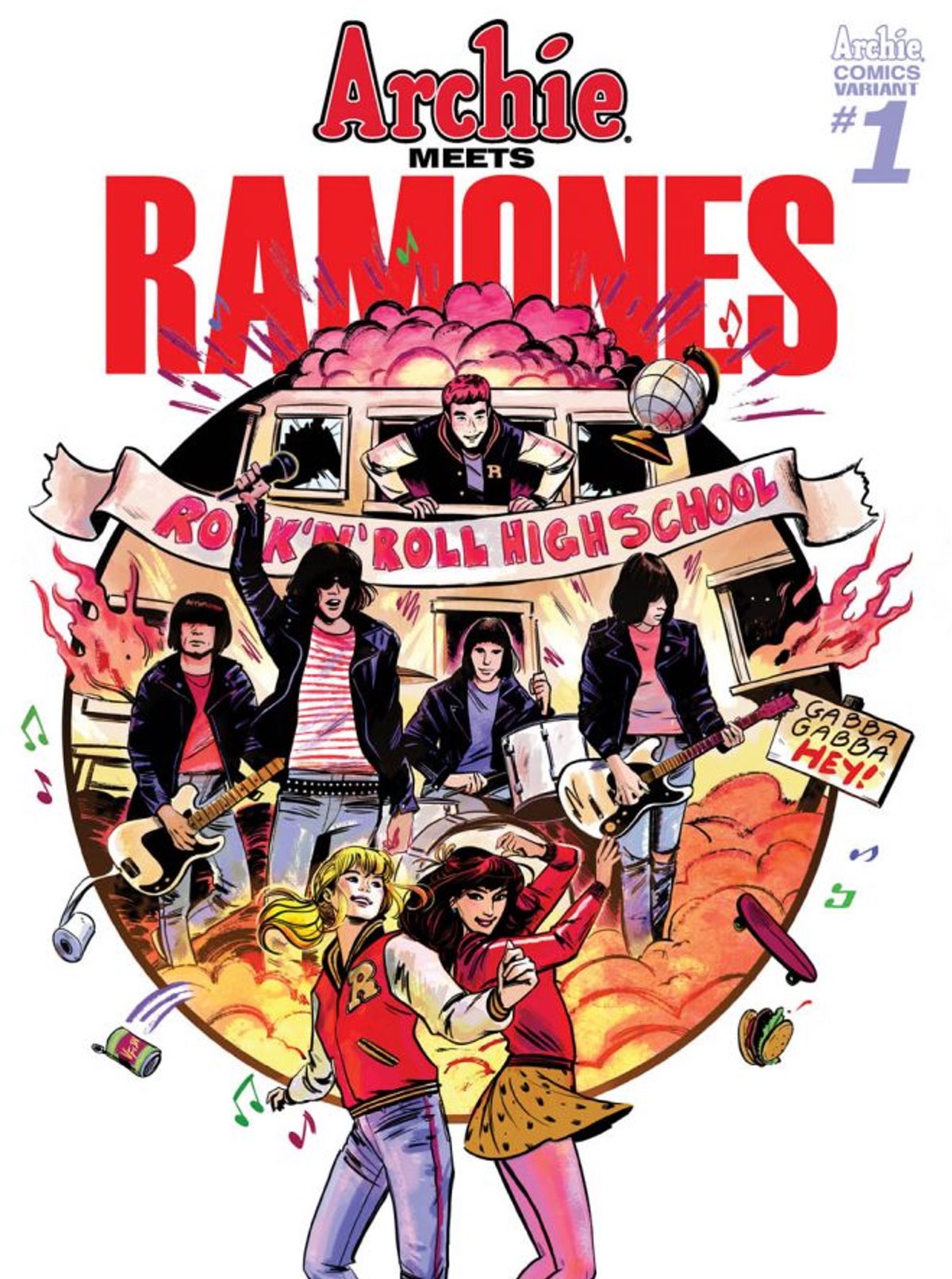 Archie conoce a Los Ramones