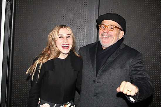 Zosia Mamet y David Mamet