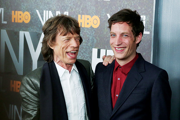 James Jagger y Mick Jagger
