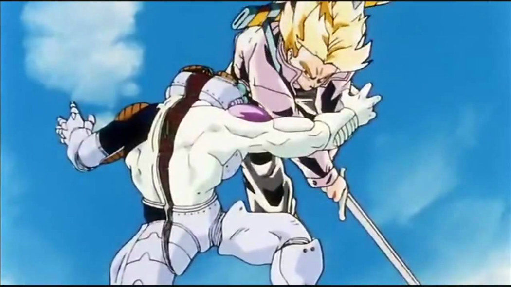 Trunks vs. Mecha Frieza