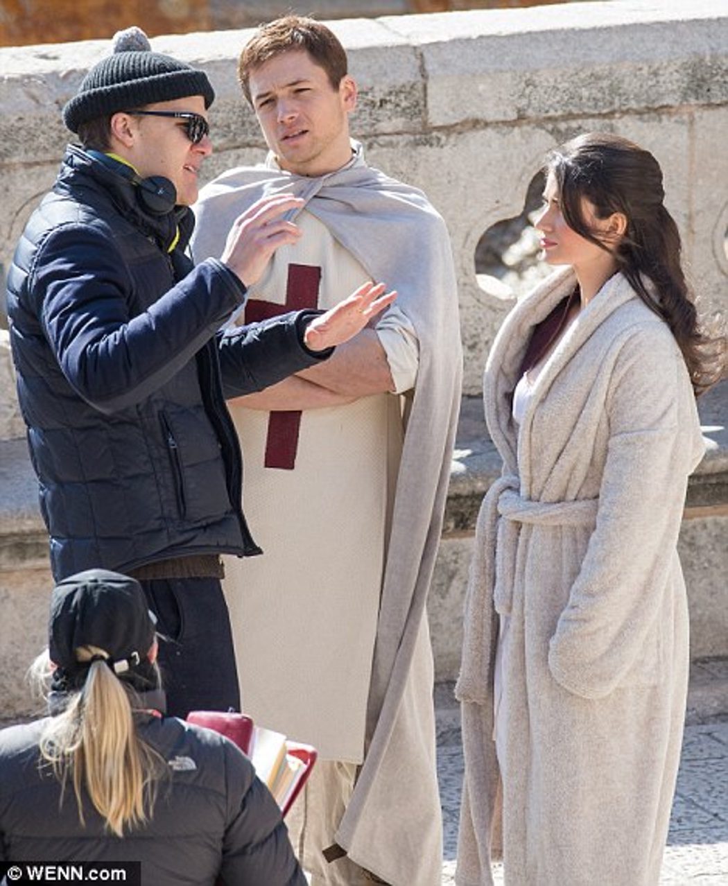 Otto Bathurst, Taron Egerton y Eve Hewson