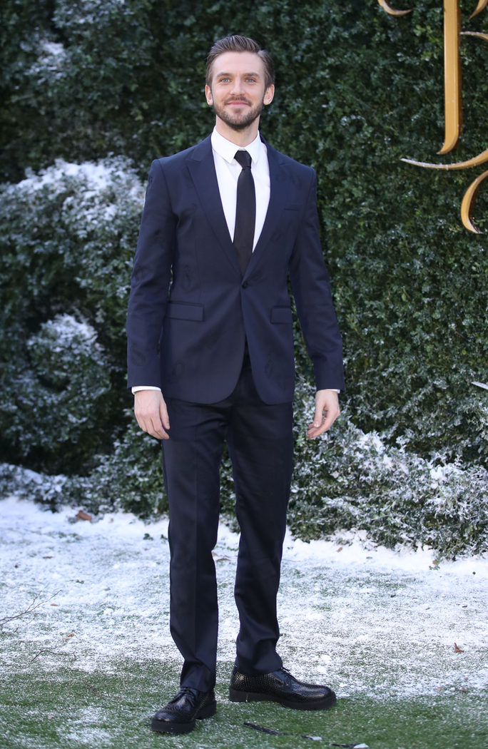 Dan Stevens en la presentación 'La Bella y la Bestia' en Londres