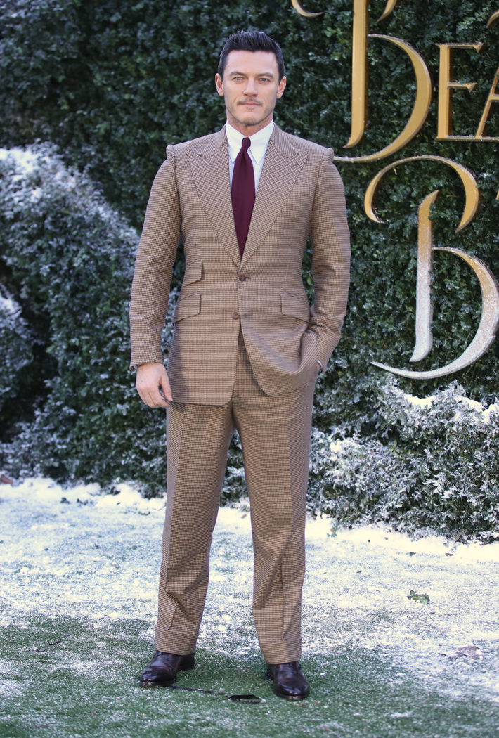 Luke Evans en la presentación 'La Bella y la Bestia' en Londres