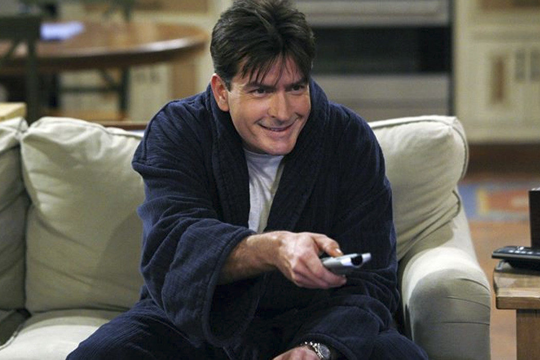 Charlie Sheen en 'Dos hombres y medio'