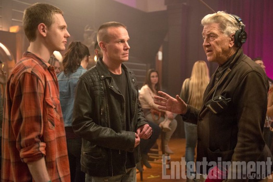 Jake Wardle y James Marshall con David Lynch