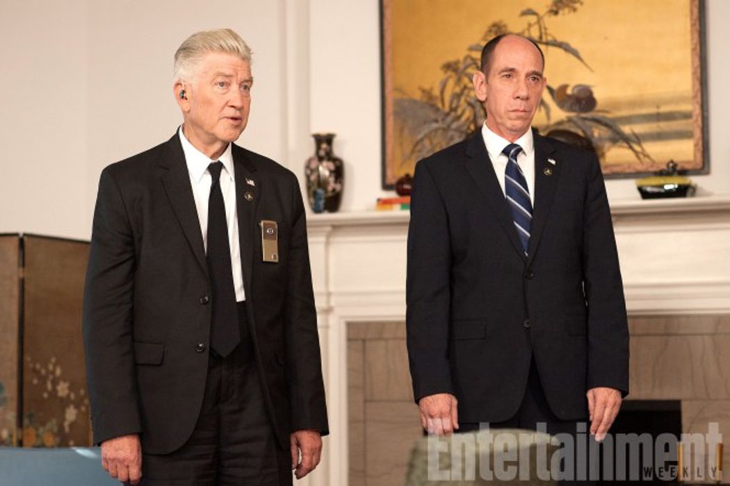 David Lynch y Miguel Ferrer