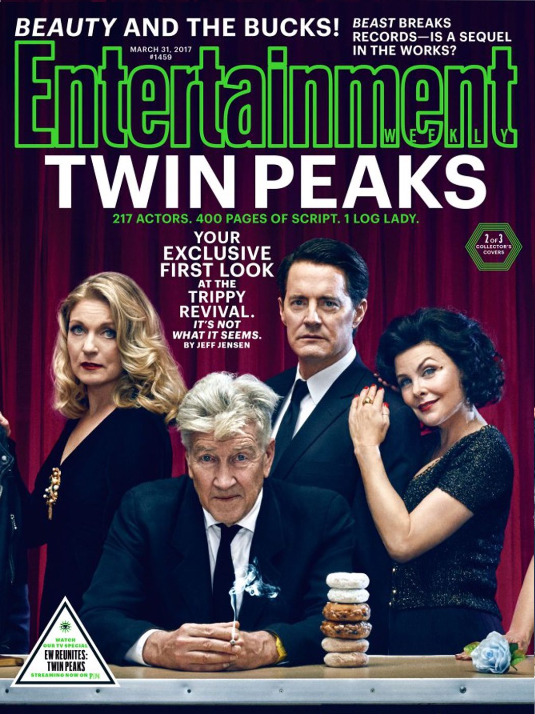 Sheryl Lee, Kyle MacLachlan, Sherilyn Fenn y David Lynch