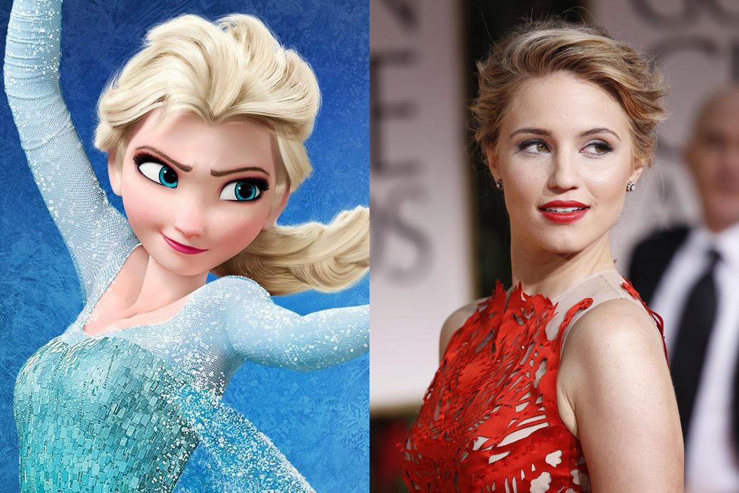 Elsa sería Dianna Agron