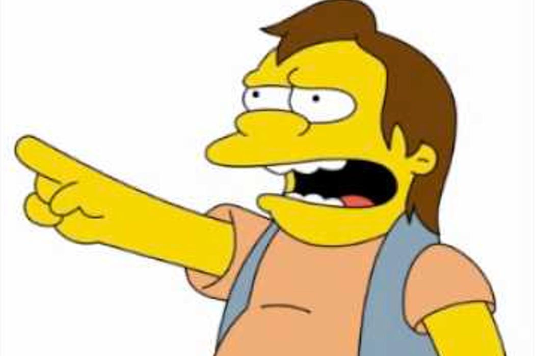 "¡Ha Ha!" (Nelson Muntz)