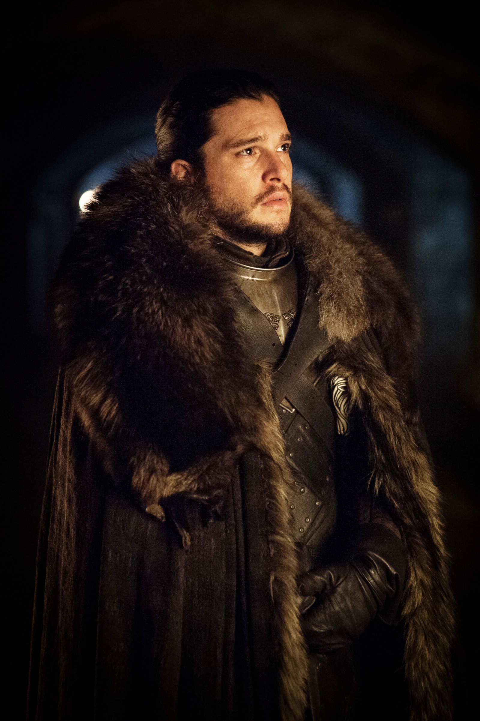 Jon Snow con cara de preocupación