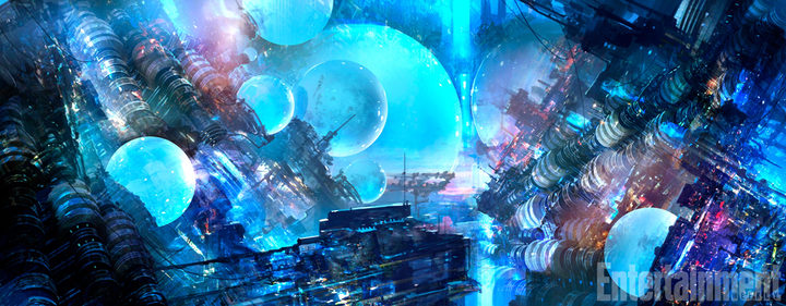 Concept Art de 'Valerian y la ciudad de los mil planetas'