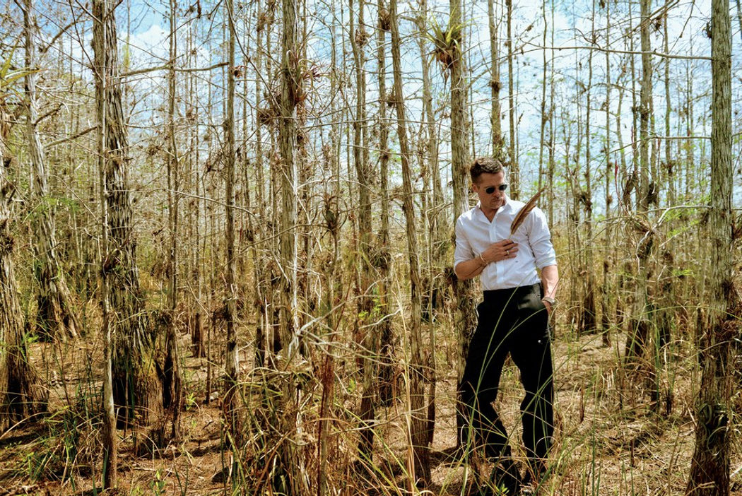 Brad Pitt en los Everglades