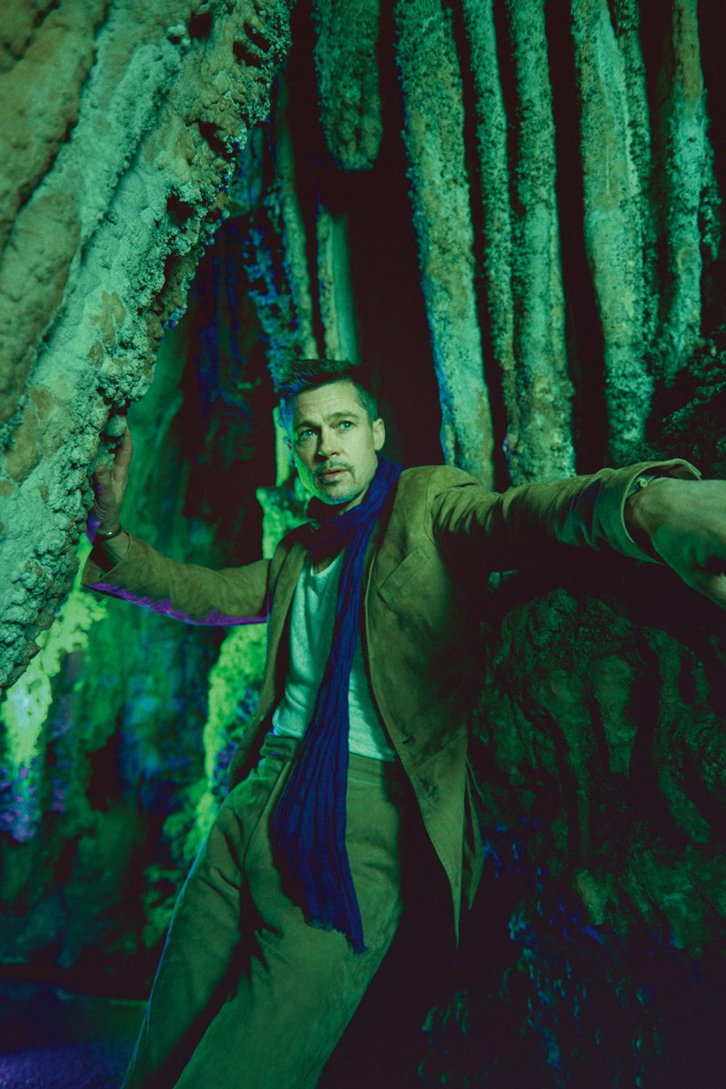 Brad Pitt en el Parque Nacional Carlsbad Caverns