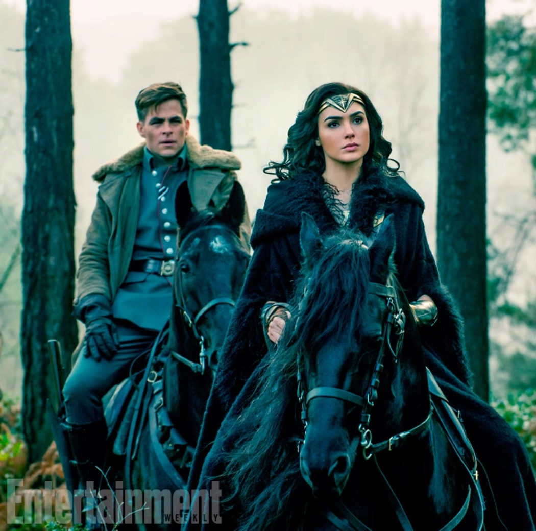 Chris Pine y Gal Gadot en 'Wonder Woman'