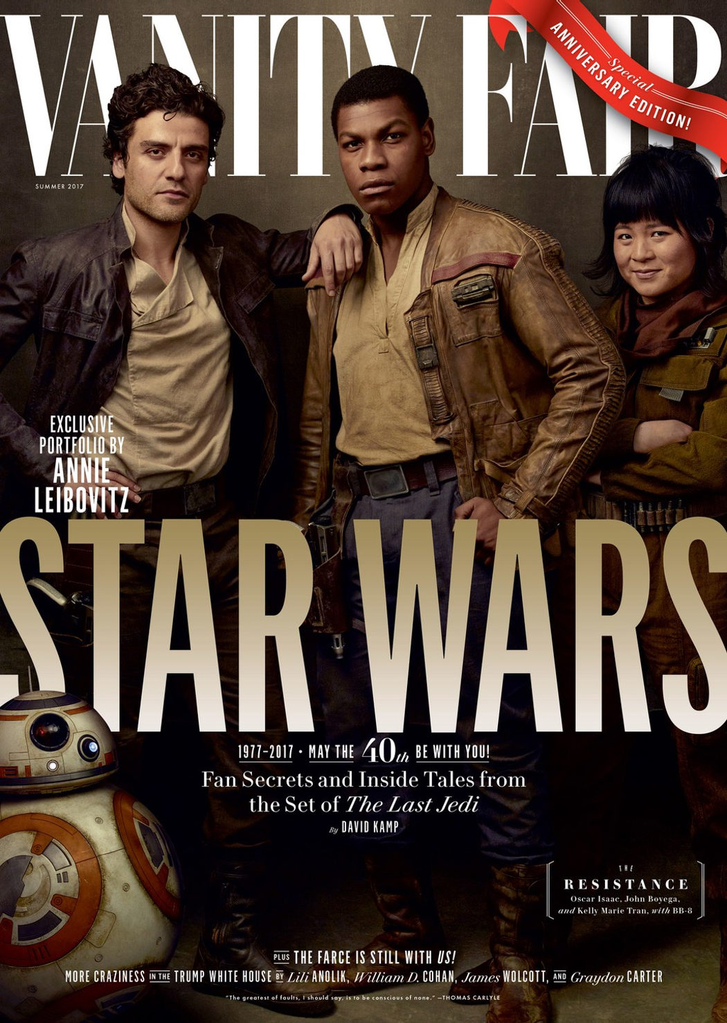 Poe, Finn, Rose Tico y BB-8