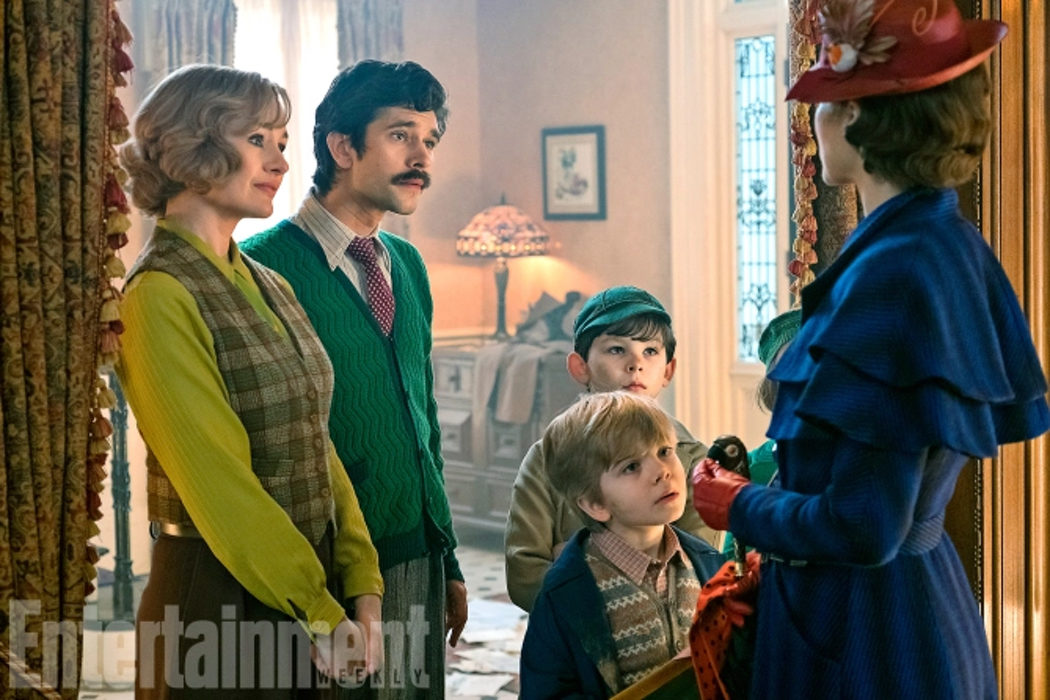 Jane y Michael Banx, los hijos de Michael y Mary Poppins