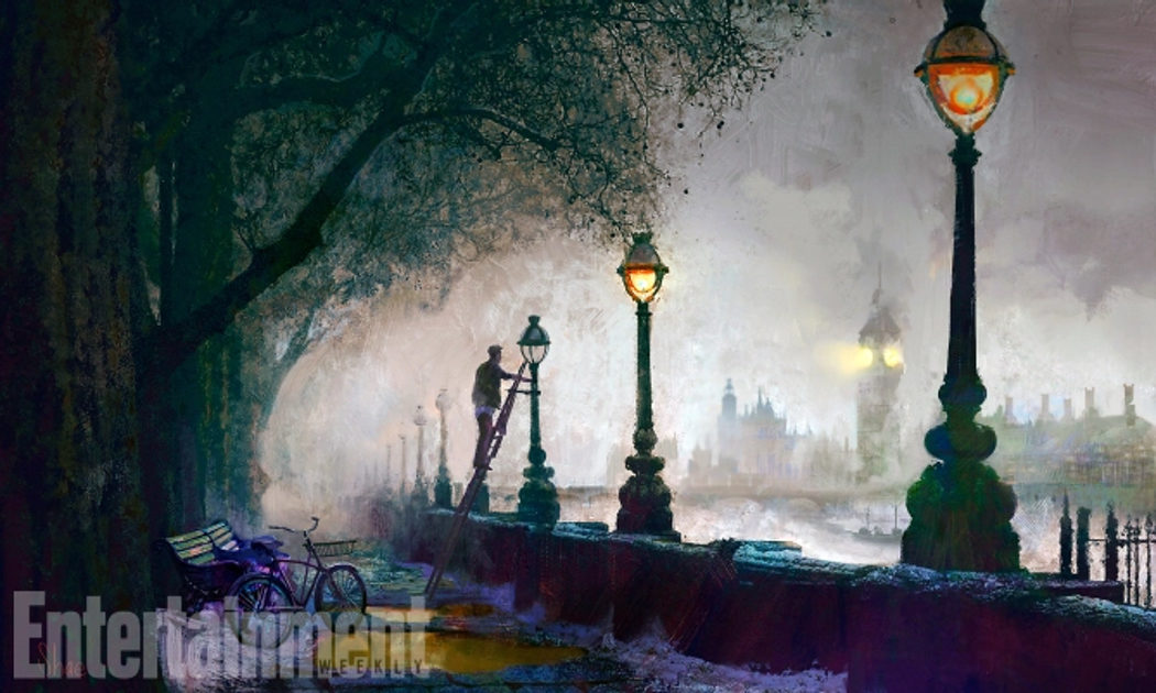 Concept Art de Jack cerca del Big Ben