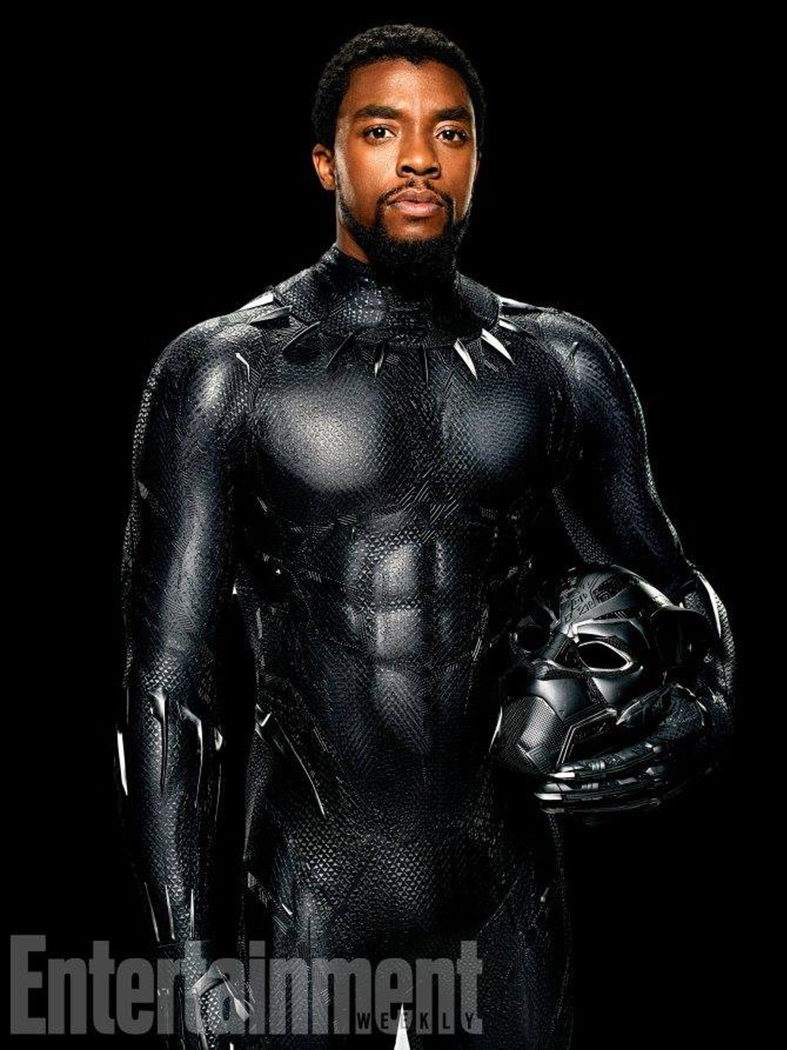 Chadwick Boseman como Black Panther