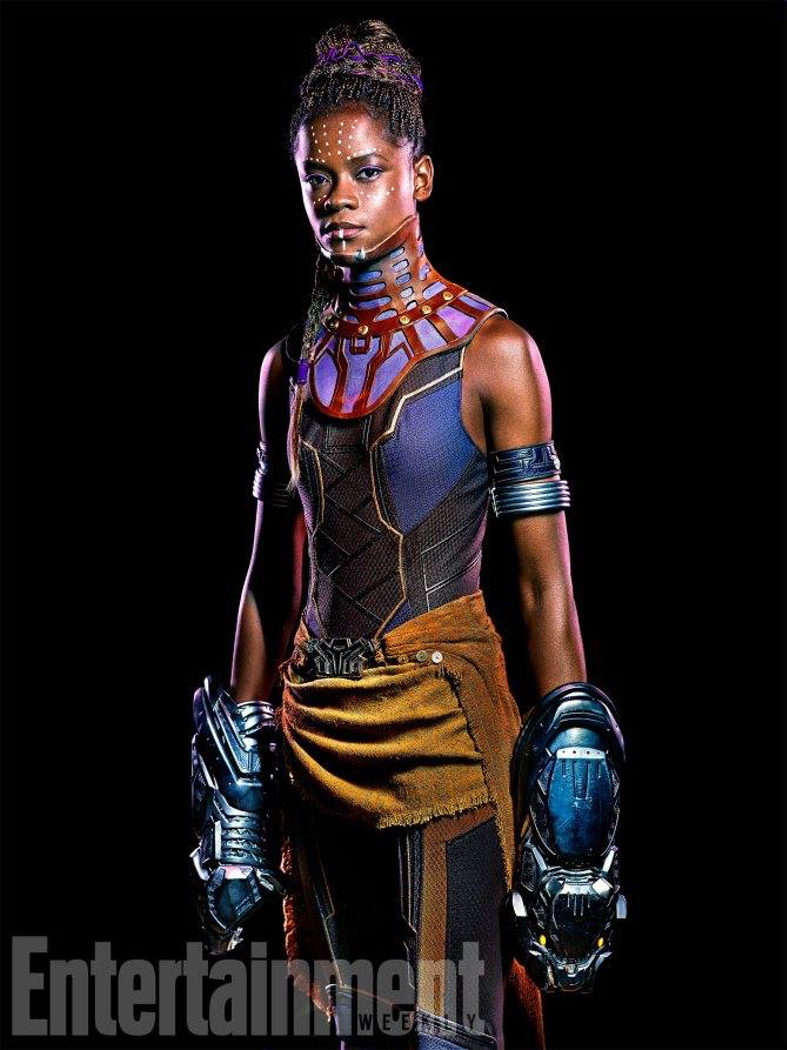 Letitia Wright como la princesa Shuri