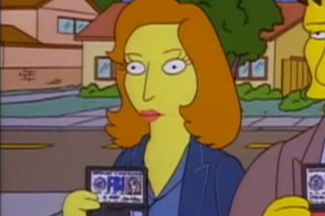 Dana Scully ('Los Simpson')