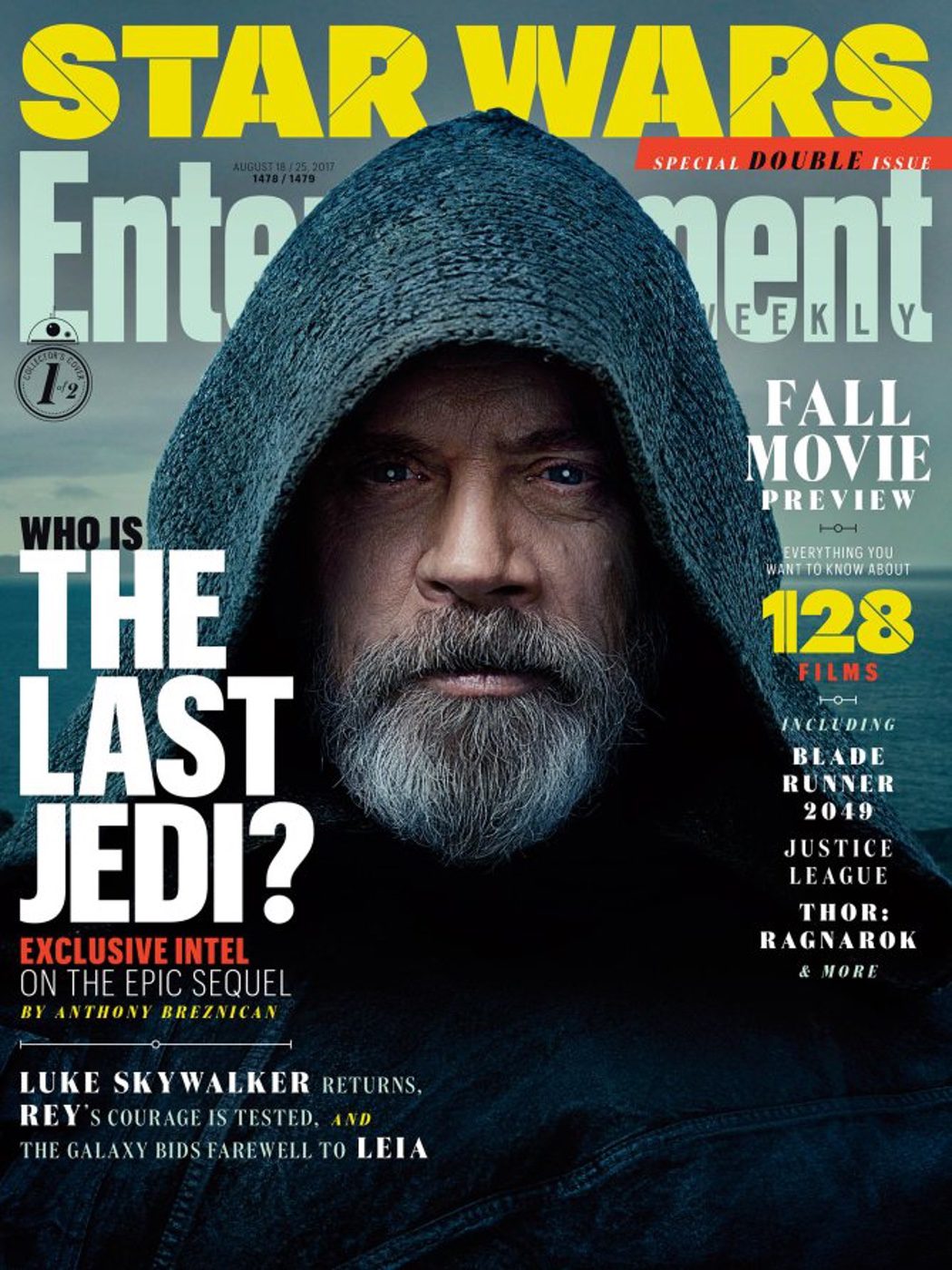 Portada EW con Luke Skywalker