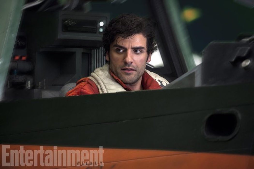 Poe Dameron al mando de una nave