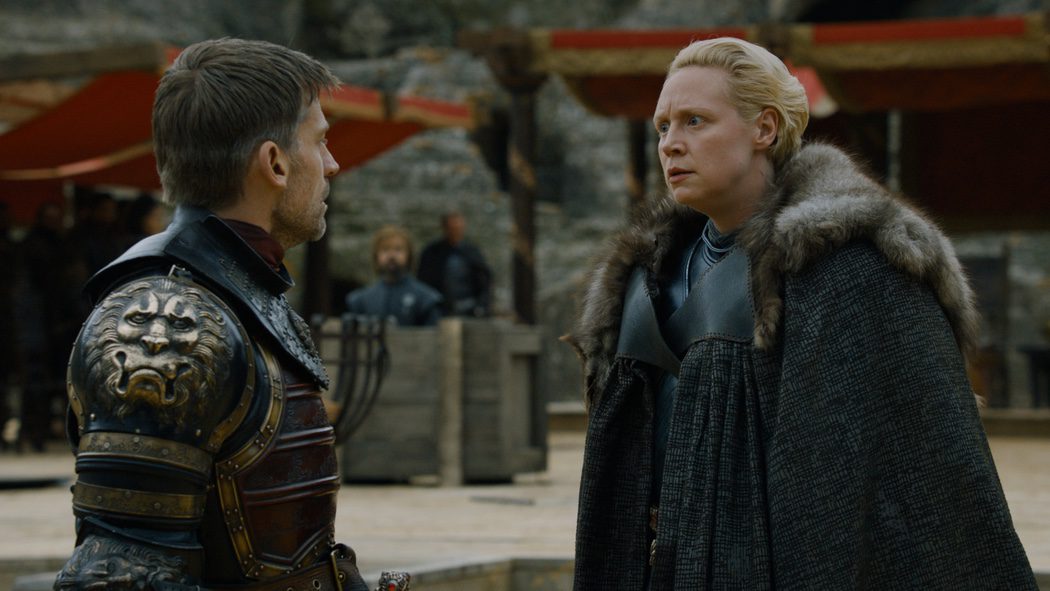 Brienne y Jaime hablando sobre la lealtad