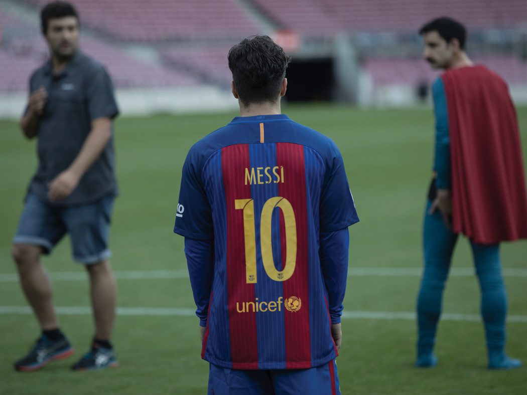 "Messi" en el Camp Nou