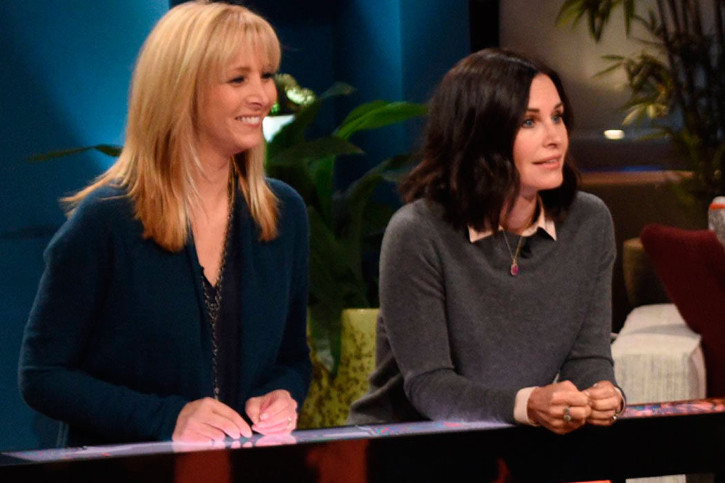 'Celebrity Name Game' - Courteney Cox y Lisa Kudrow