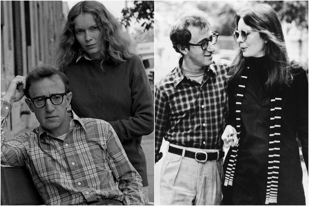 Woody Allen y Diane Keaton (+ Mia Farrow)