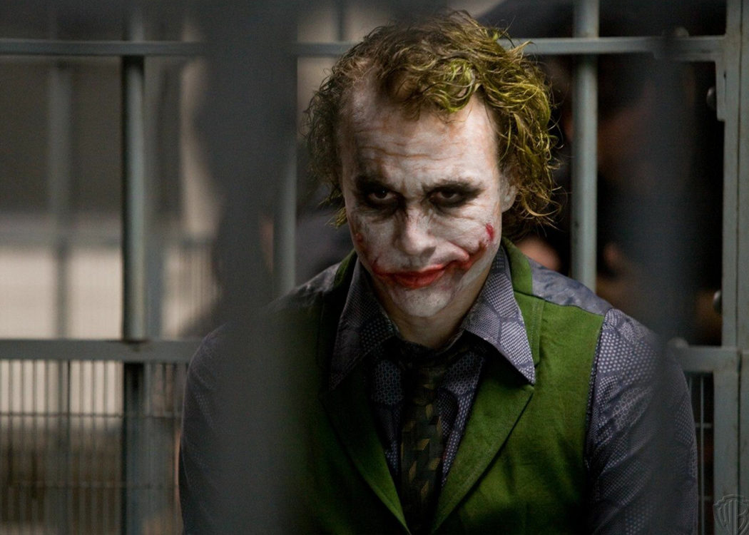 Heath Ledger en 'El caballero oscuro'