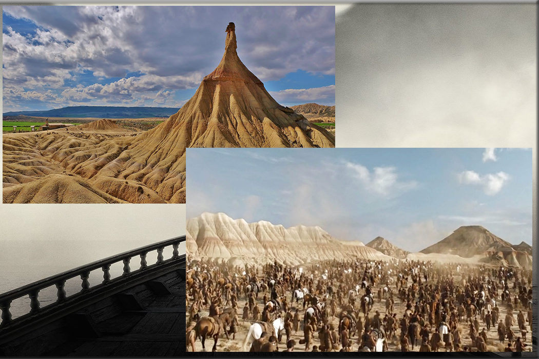 Parque Natural de las Bárdenas Reales (Daenerys y los Dothraky) en Navarra