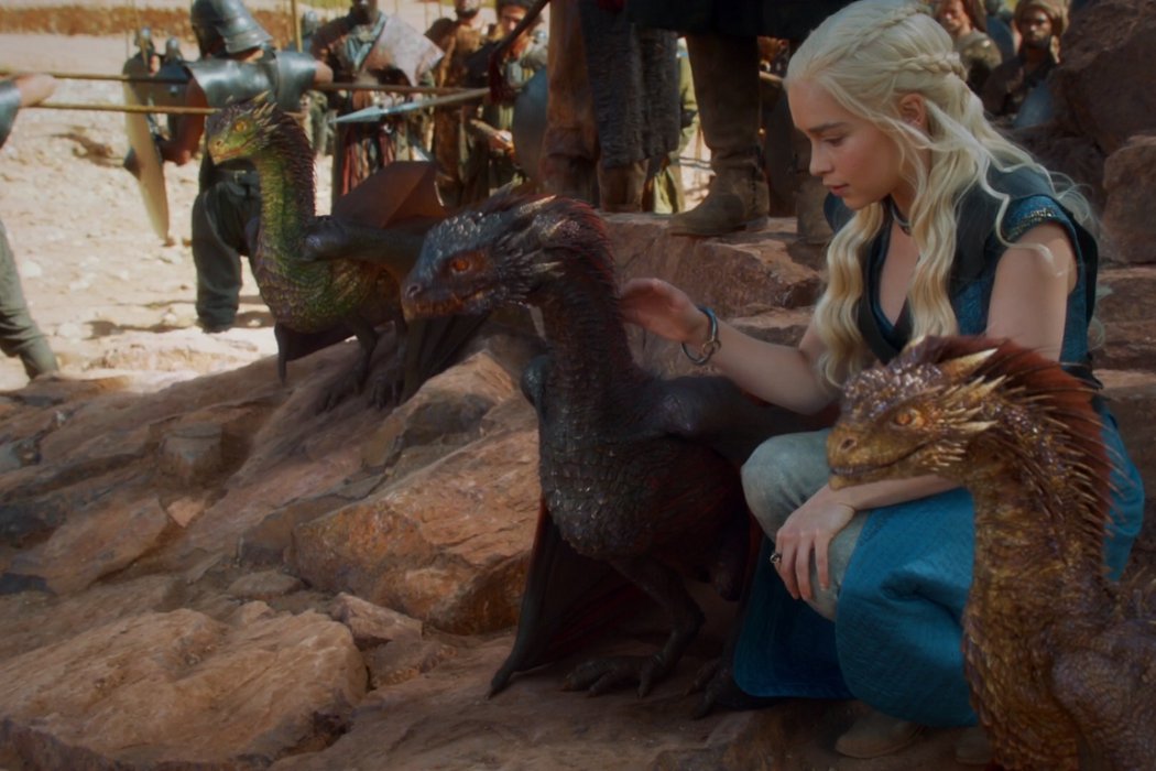 Daenerys y Viserion